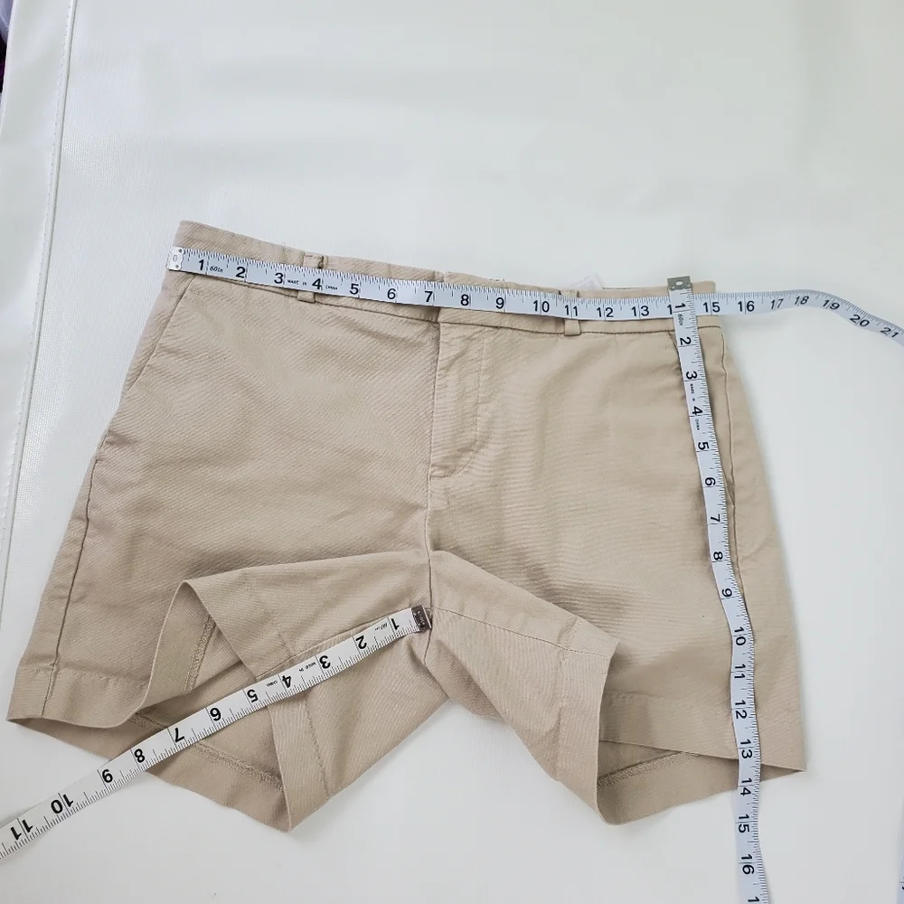 Banana Republic Cotton Khaki Shorts Slight Stretch - Picture 4 of 7